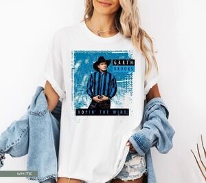 Garth Ropin Wind Shirt - 90s Inspired Country Shirt Western Graphic Tee
